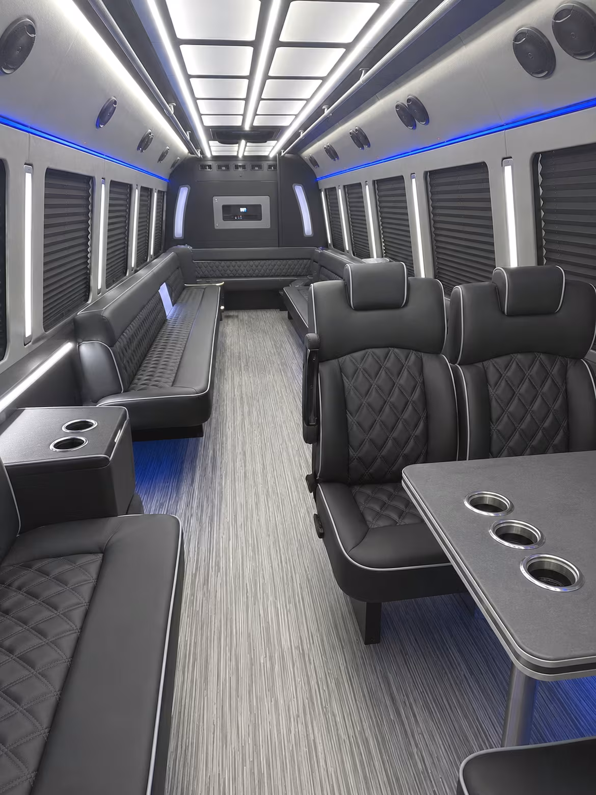 moreno valley 25 passenger party bus inside