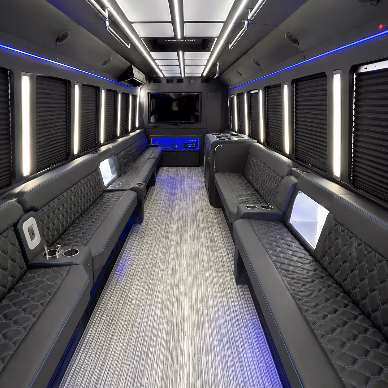 moreno valley wedding party bus rental
